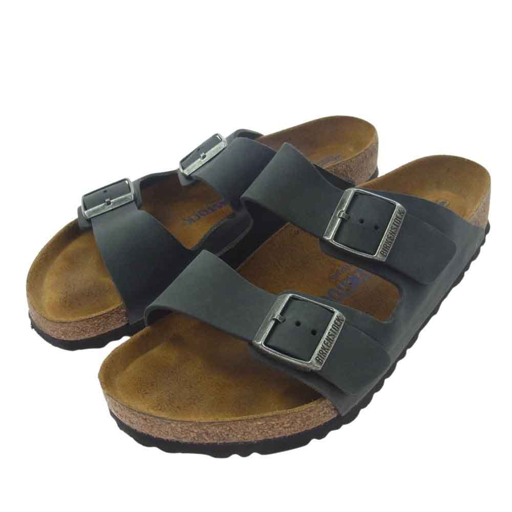BIRKENSTOCK ビルケンシュトック Arizona BS アリゾナ ソフトフットベッド サンダル チャコール系 41【中古】