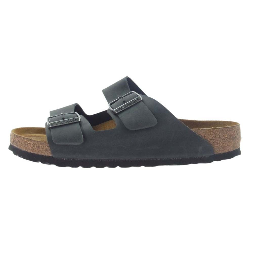 BIRKENSTOCK ビルケンシュトック Arizona BS アリゾナ ソフトフットベッド サンダル チャコール系 41【中古】