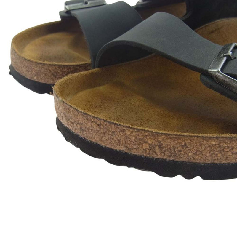 BIRKENSTOCK ビルケンシュトック Arizona BS アリゾナ ソフトフットベッド サンダル チャコール系 41【中古】