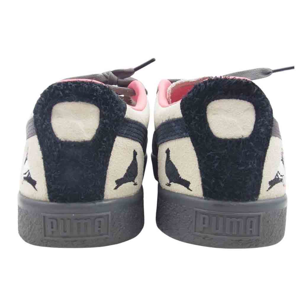 PUMA プーマ 381160-01 × Staple × Atmos SUEDE VTG ステイプル アトモス スウェード 刺繍 ナチュラル グレイ スニーカー ベージュ系 27cm【中古】