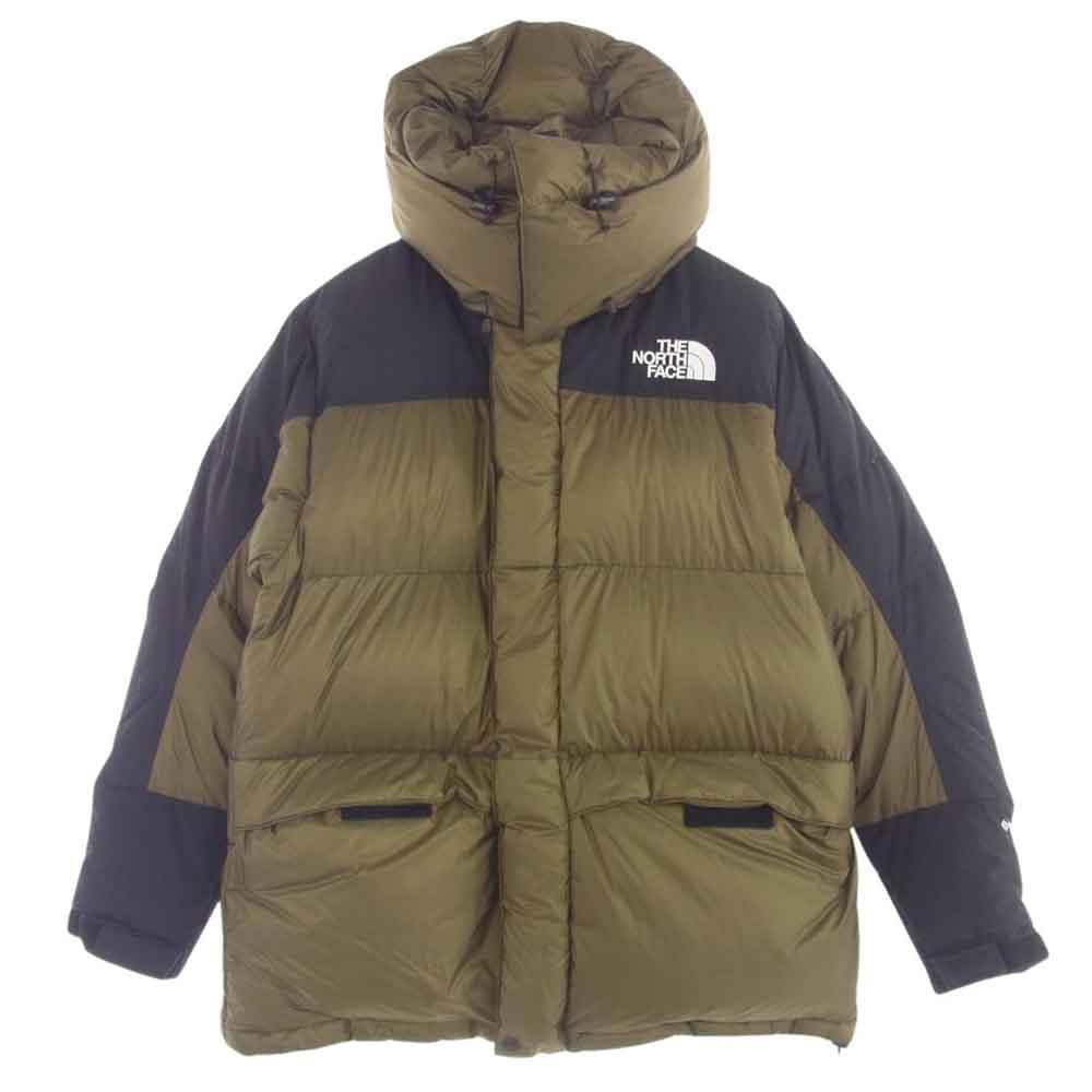 THE NORTH FACE ノースフェイス ND92031 Him Down Parka ヒムダウンパーカー リップストップ ダウンジャケット カーキ系 M【中古】