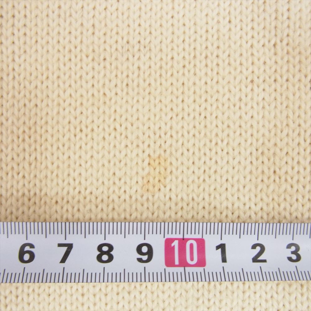 Le Tricoteur ウール ガンジーセーター ニット オフホワイト系 48【中古】
