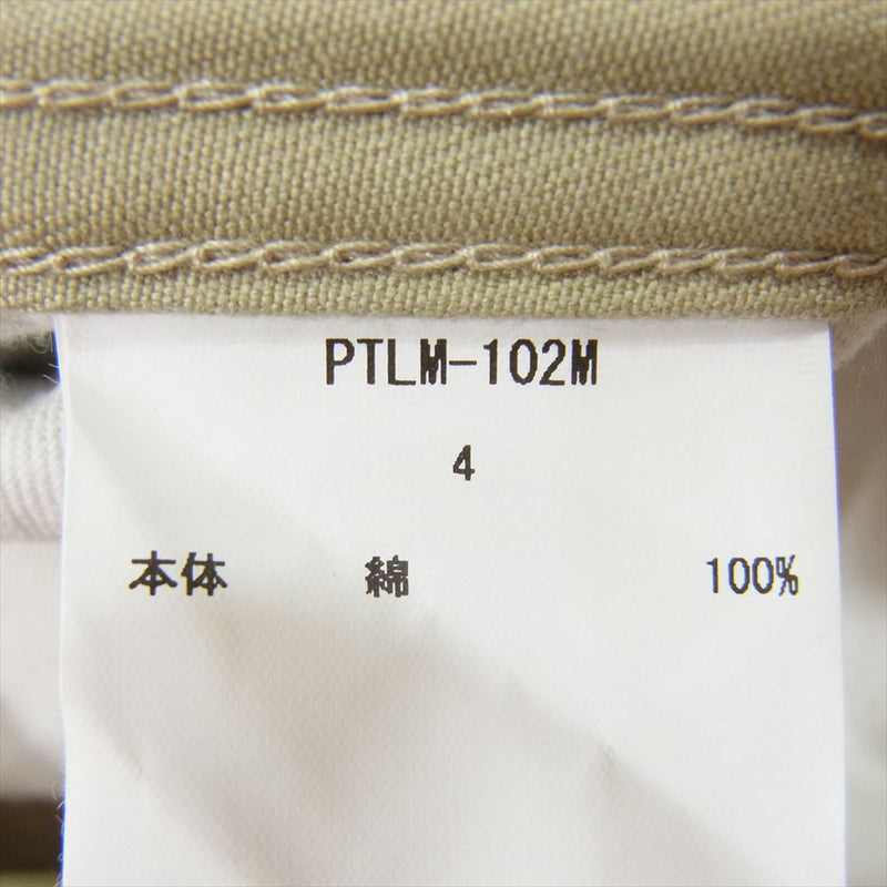 シオタ PTLM-102M スビンコットンウェポンチノパンツ ベージュ系 4【中古】