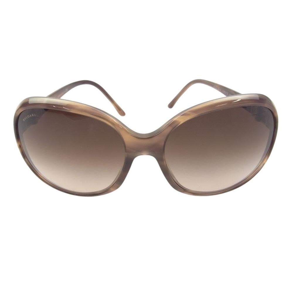 BVLGARI ブルガリ 8107-B-A パレンテシ ラインストーン サングラス ブラウン系 59□16-125【中古】