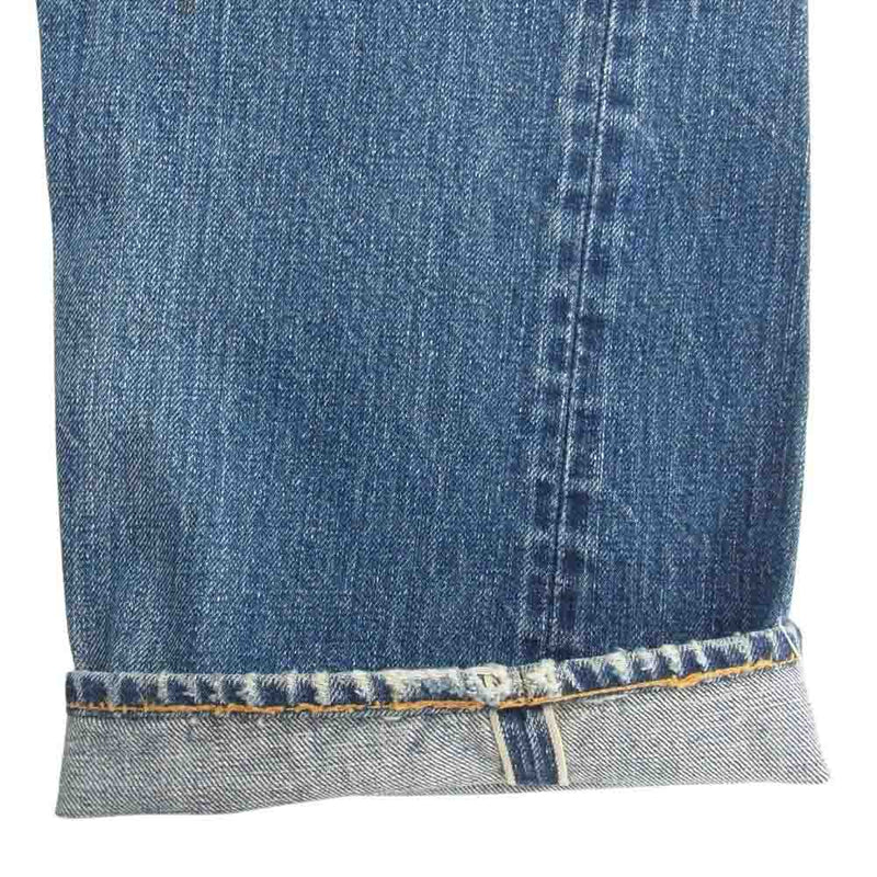 Levi's リーバイス 501 66前期 BIGE 刻印6 フライボタン裏刻印E バックポケット裏シングル コインポケット裏チェーン デニム パンツ インディゴブルー系【中古】