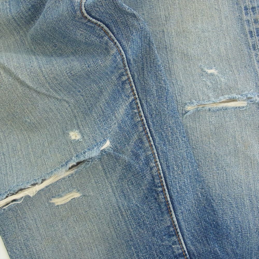 Levi's リーバイス 501 66前期 BIGE 刻印6 フライボタン裏刻印E バックポケット裏シングル コインポケット裏チェーン デニム パンツ インディゴブルー系【中古】