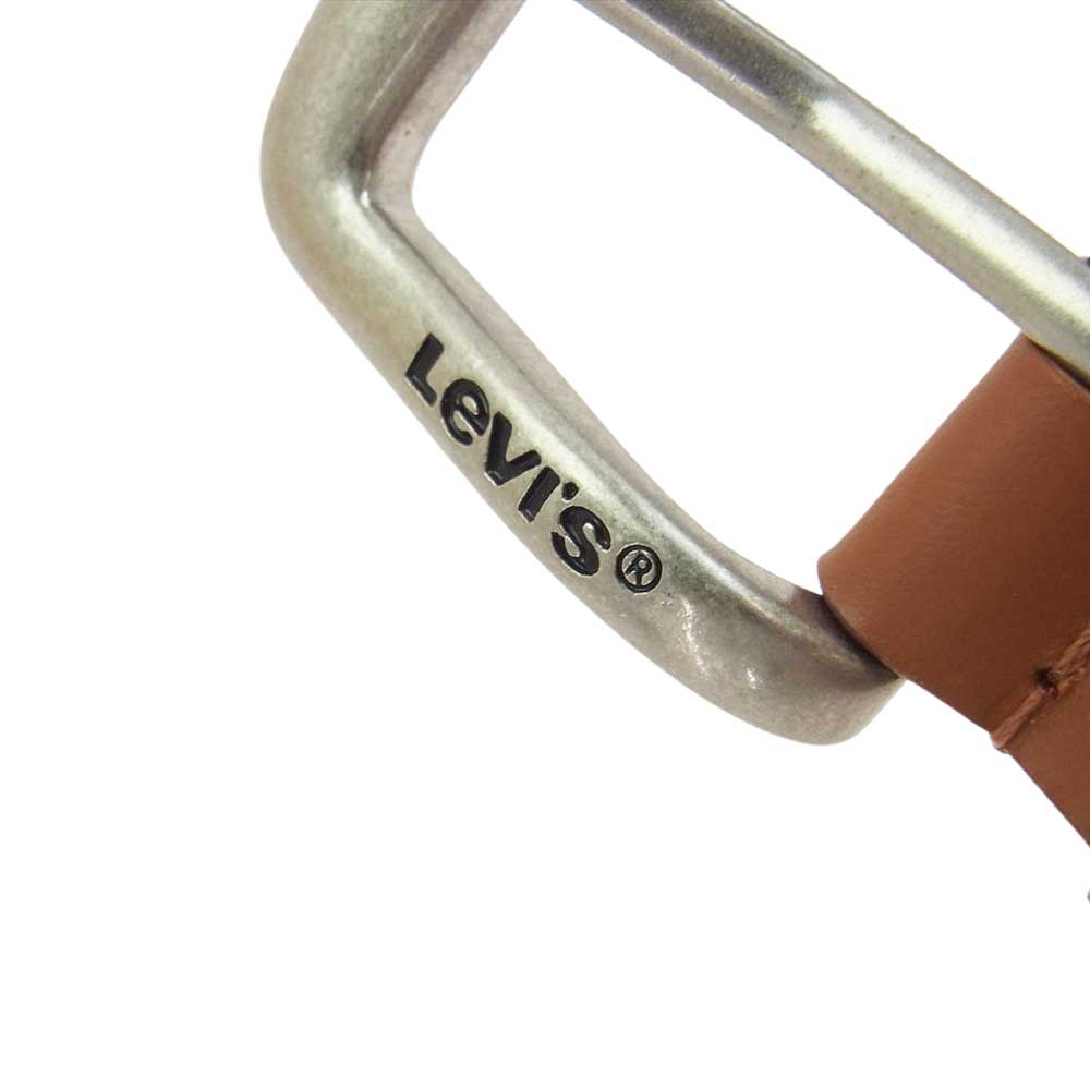 Levi's リーバイス レザー ベルト ブラウン系【美品】【中古】