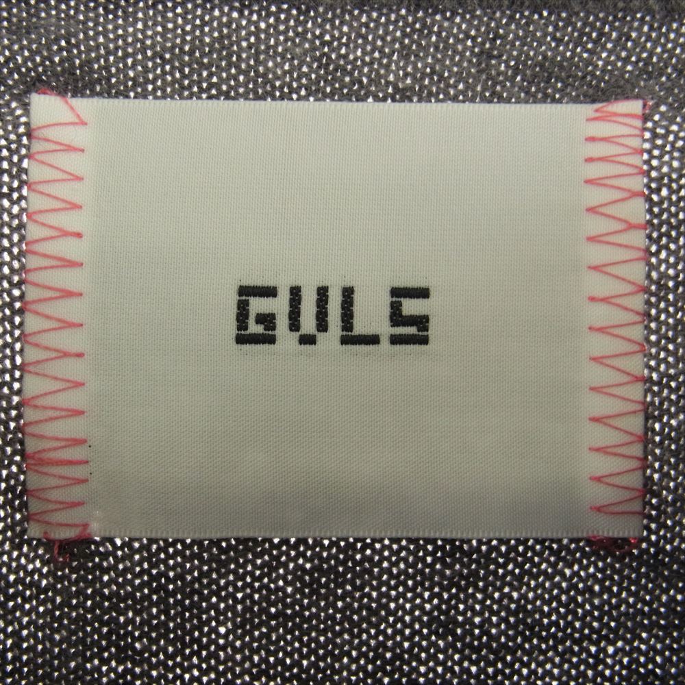 ガヴィル GVL-24AWT-0657 pullover knit ロゴ 刺繍 プルオーバー ニット グレー系 レッド系 1【中古】