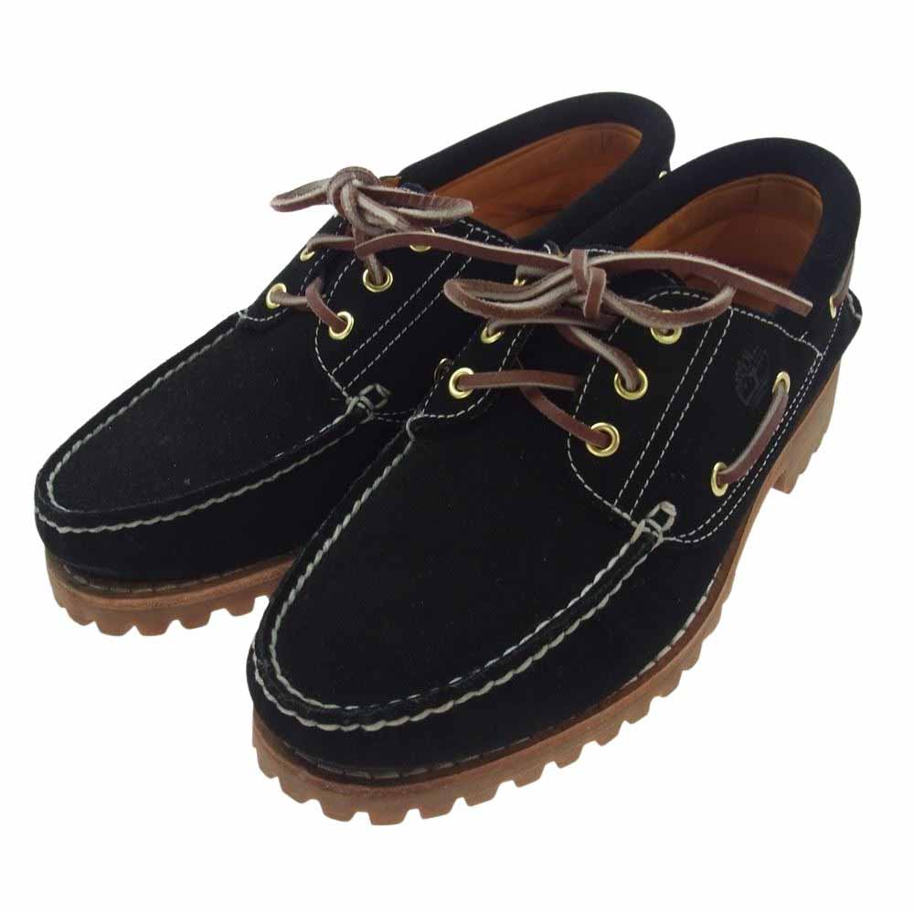 Timberland ティンバーランド 22SS A5QK6 BEAUTY＆YOUTH 別注 3EYE CLASSIC LUG スエード モカシン シューズ ブラック系 26.5cm【中古】