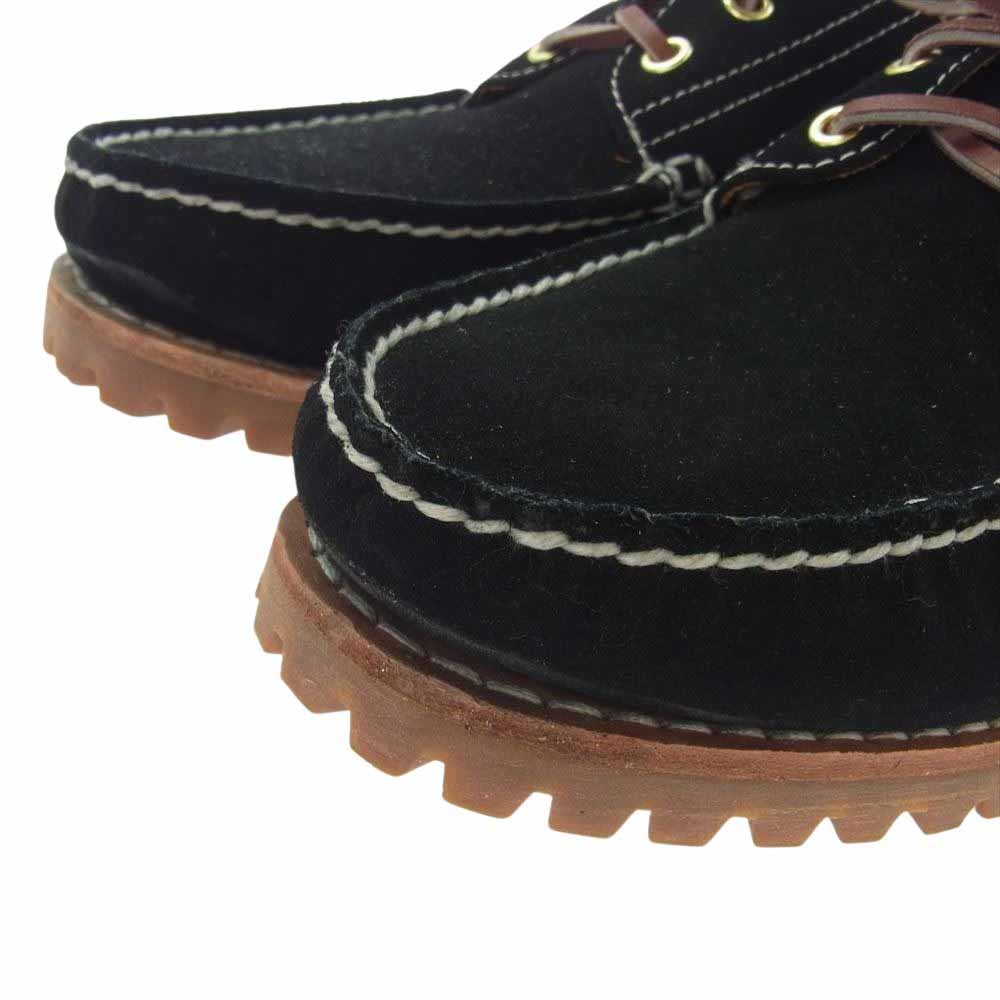 Timberland ティンバーランド 22SS A5QK6 BEAUTY＆YOUTH 別注 3EYE CLASSIC LUG スエード モカシン シューズ ブラック系 26.5cm【中古】
