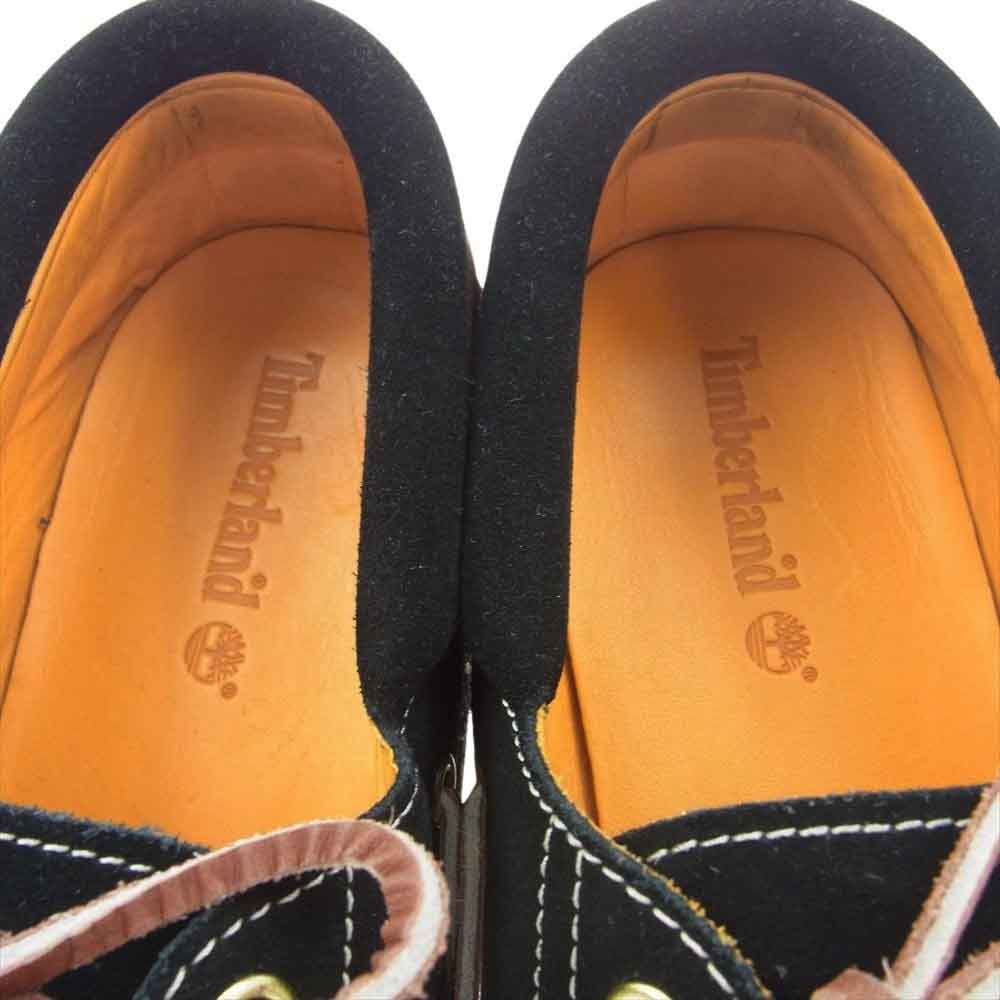 Timberland ティンバーランド 22SS A5QK6 BEAUTY＆YOUTH 別注 3EYE CLASSIC LUG スエード モカシン シューズ ブラック系 26.5cm【中古】