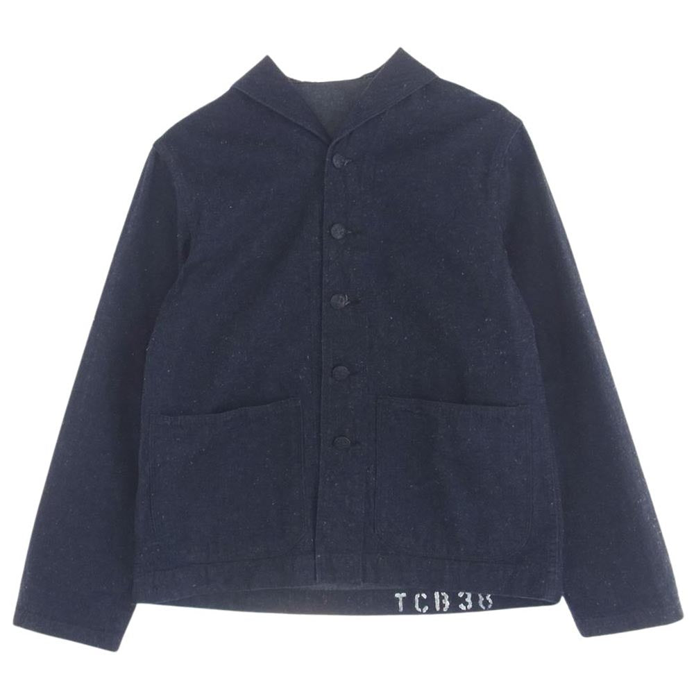 TCB jeans ティージービージーンズ USNJK USN デッキ JKT デニム ジャケット インディゴブルー系 38【中古】