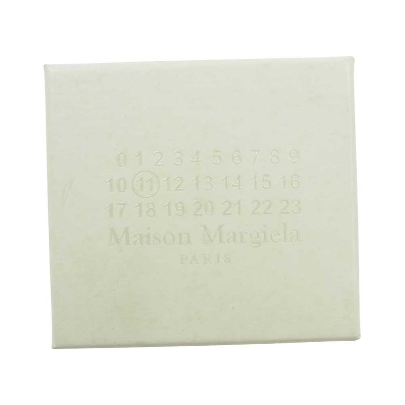 MAISON MARGIELA メゾンマルジェラ SM1UQ0004 S12698 LOGO RING NARROW ロゴ ナロー リング シルバー系 18号【中古】