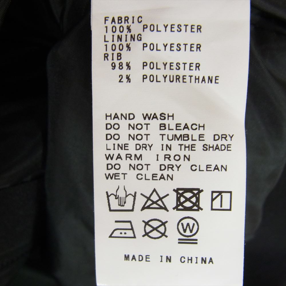 VANSON バンソン ナイロン スタジアム ジャケット スタジャン ブルゾン ブラック系 L【中古】