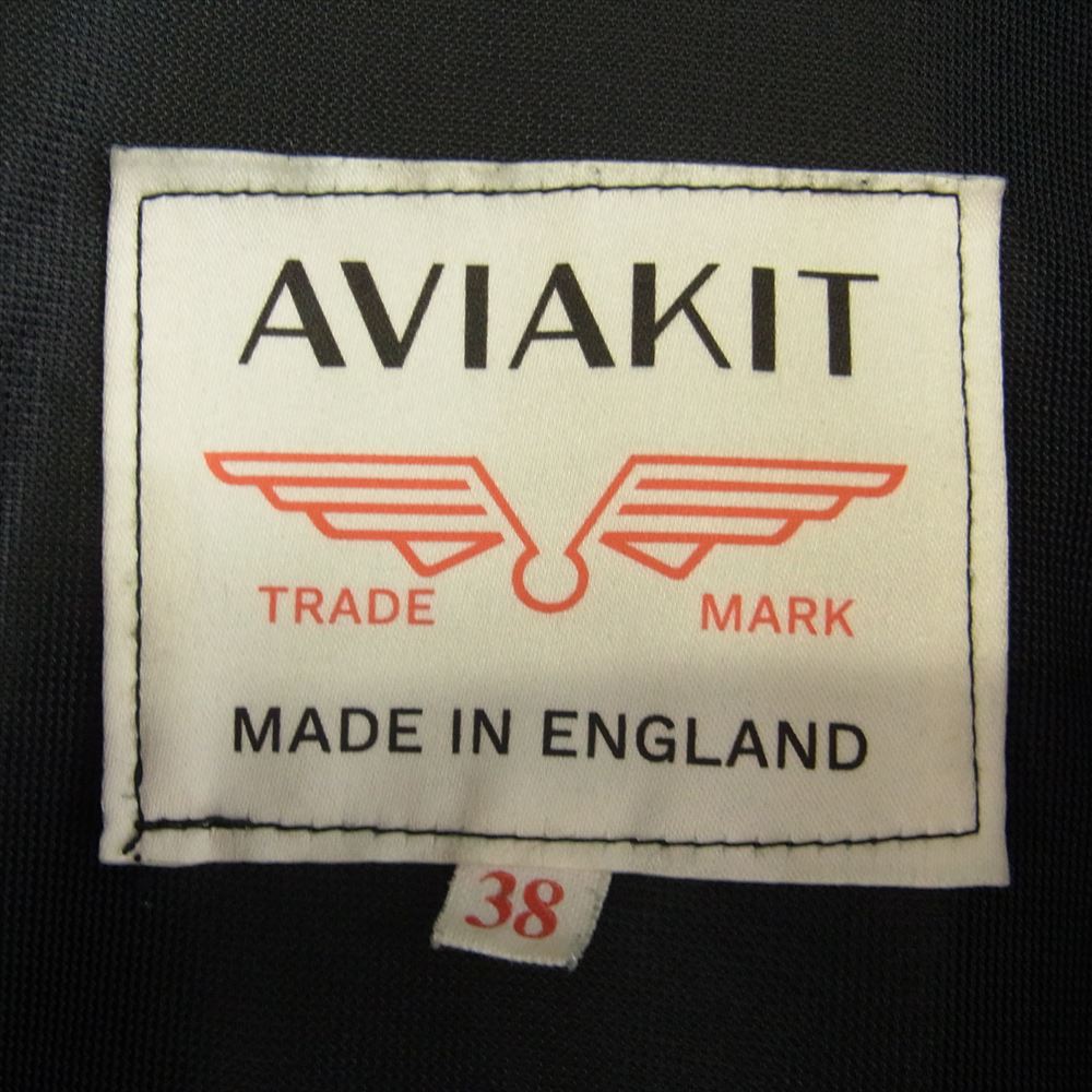 Lewis Leathers ルイスレザー ×  THE REAL McCOY’S リアルマッコイズ Cyclone サイクロン ディアスキン ダブル レザー ライダース ジャケット ブラック系 38【中古】