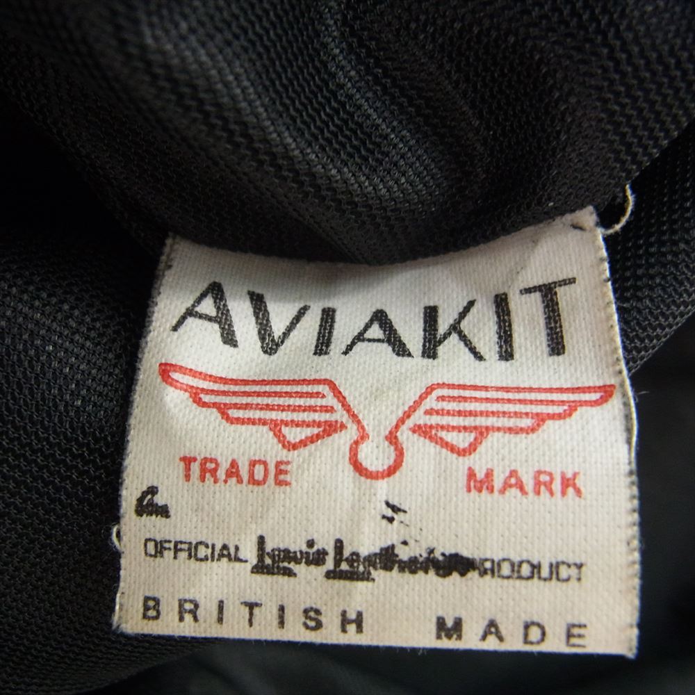 Lewis Leathers ルイスレザー ×  THE REAL McCOY’S リアルマッコイズ Cyclone サイクロン ディアスキン ダブル レザー ライダース ジャケット ブラック系 38【中古】