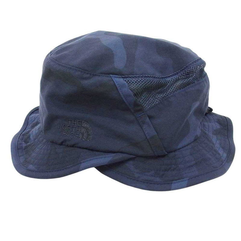 THE NORTH FACE ノースフェイス NN01611 DOUBLE BILL HAT バケット ハット ネイビー系 L【中古】