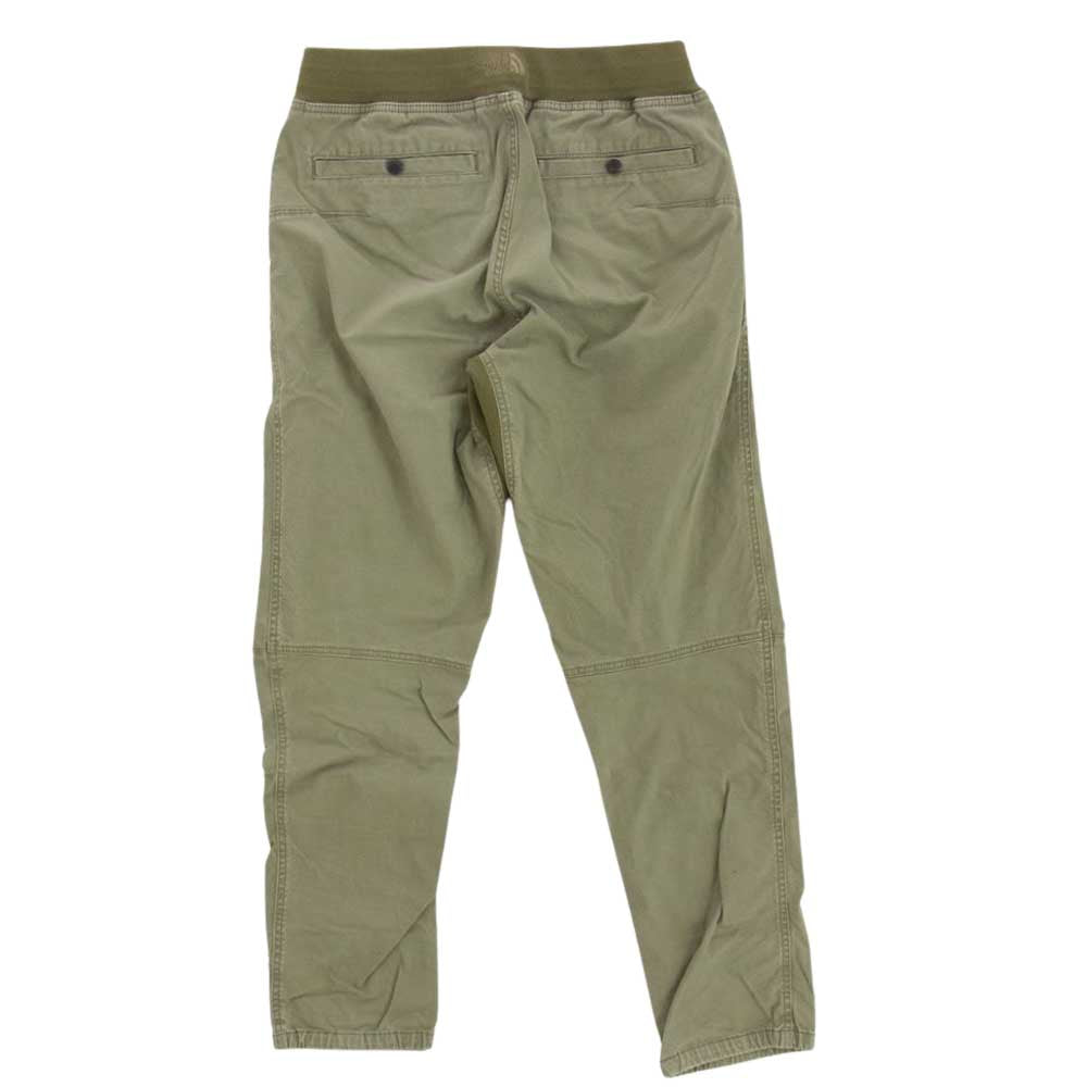 THE NORTH FACE ノースフェイス NB81737 Pigment Dye Cotton OX Pant ピグメント ダイ コットン オックス クライミング パンツ カーキ系 L【中古】