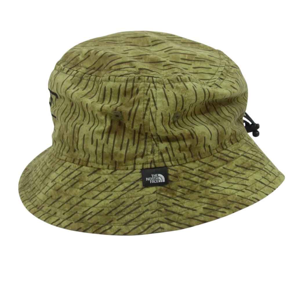 THE NORTH FACE ノースフェイス NN01629 ステッチ ハット バケット ハット カーキ系 L【中古】