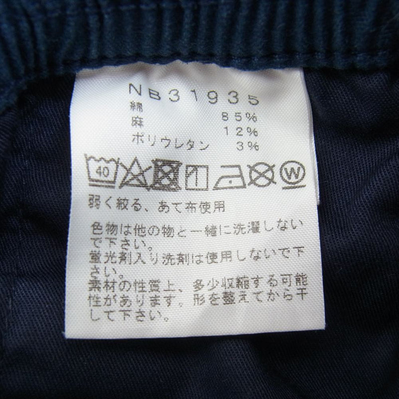 THE NORTH FACE ノースフェイス NB31935 Cotton OX Light Climbing Pant コットン オックス ライト クライミング パンツ ネイビー系 L【中古】