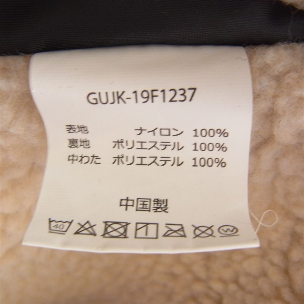 Gramicci グラミチ GUJK-19F1237 ボア コーティング ナイロン 中綿 ジャケット ブラック系 ASIA M【中古】