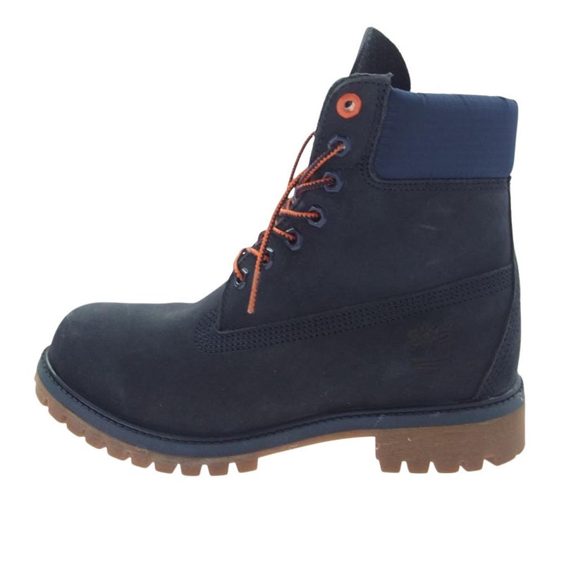 Timberland ティンバーランド 6inch Premium Boots 6インチ ヌバック ブーツ ネイビー系 US8.5【中古】