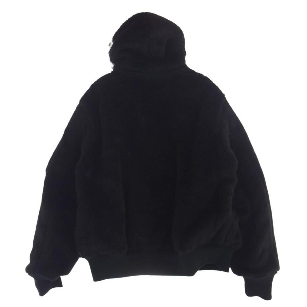 Supreme シュプリーム 22SS Fur Reversible MA-1 フォークス ファー リバーシブル ジャケット ブラック系 L【美品】【中古】