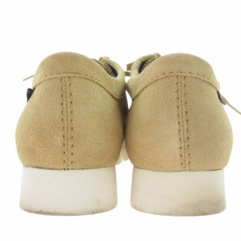 Clarks クラークス Wallabee GTX ワラビー ゴアテックス スエード シューズ ベージュ系 UK8【中古】