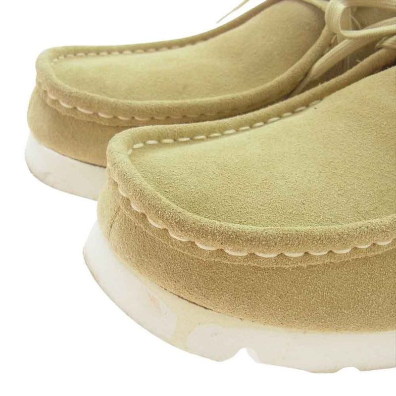 Clarks クラークス Wallabee GTX ワラビー ゴアテックス スエード シューズ ベージュ系 UK8【中古】