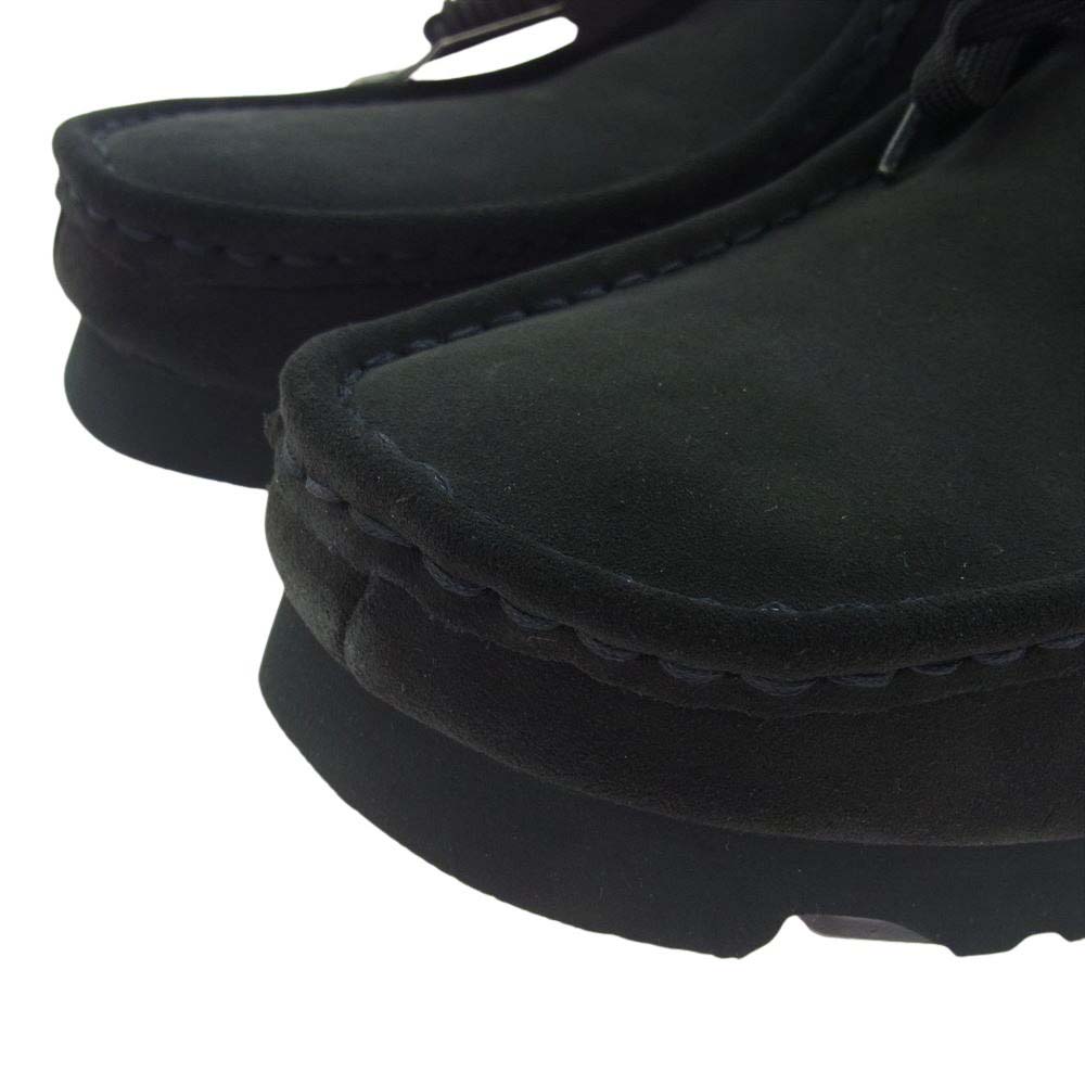 Clarks クラークス Wallabee GTX ワラビー ゴアテックス スエード シューズ ブラック系 UK7 1/2【中古】