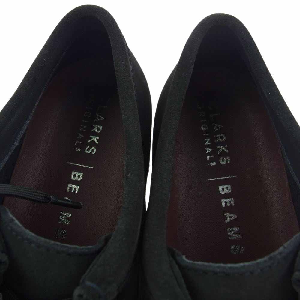 Clarks クラークス Wallabee GTX ワラビー ゴアテックス スエード シューズ ブラック系 UK7 1/2【中古】