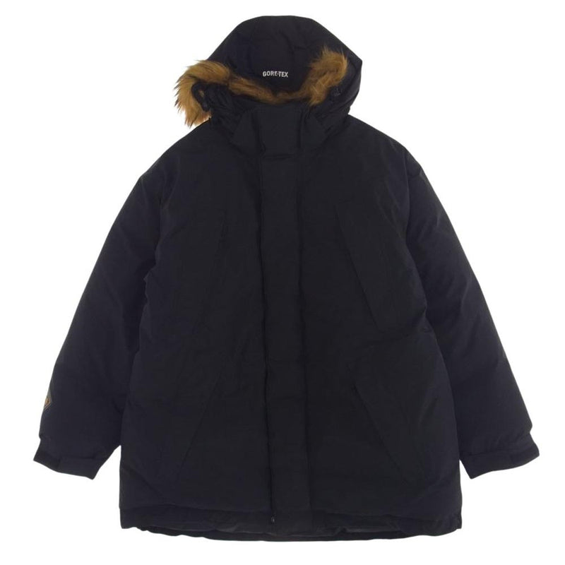 Supreme シュプリーム 21AW GORE-TEX 700-Fill Down Parka ゴアテックス 700フィル ファー付き フーデッド ダウンジャケット ブラック系 S【美品】【中古】