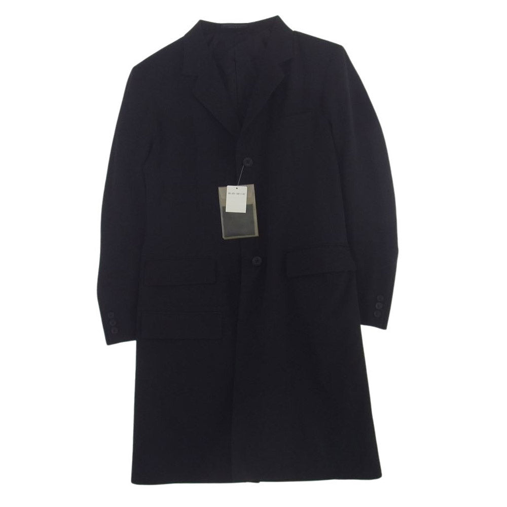 Yohji Yamamoto POUR HOMME ヨウジヤマモトプールオム 23AW HS-J01-140 REGULATION WOOL GABARDINE DOCTORS COAT レギュレーション ウールギャバジン ドクターコート ロング コート ブラック系 2【美品】【中古】