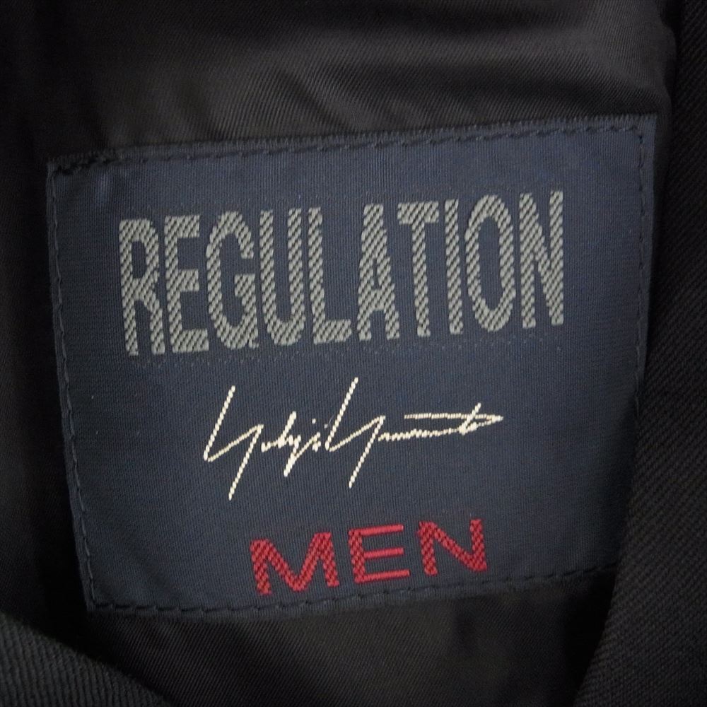 Yohji Yamamoto POUR HOMME ヨウジヤマモトプールオム 23AW HS-J01-140 REGULATION WOOL GABARDINE DOCTORS COAT レギュレーション ウールギャバジン ドクターコート ロング コート ブラック系 2【美品】【中古】