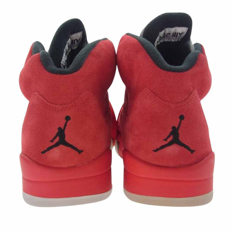 NIKE ナイキ 136027-602 Air Jordan 5 エアジョーダン Ratro "Red Suede レトロ レッドスウェード ハイカット スニーカー レッド系【極上美品】【中古】