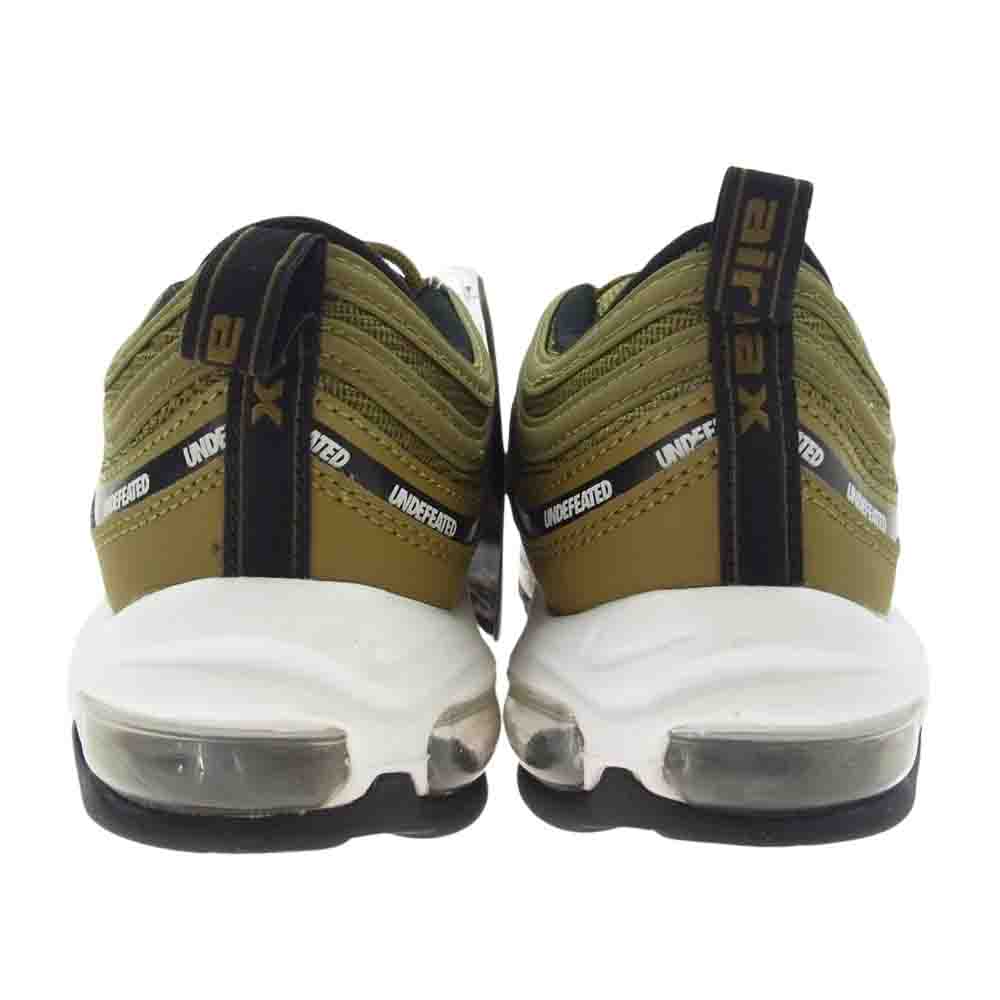 NIKE ナイキ DC4830-300 × UNDEFEATED アンディフィーテッド Air Max 97 Olive エアマックス97 オリーブ スニーカー カーキ系【極上美品】【中古】