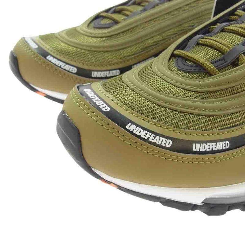 NIKE ナイキ DC4830-300 × UNDEFEATED アンディフィーテッド Air Max 97 Olive エアマックス97 オリーブ スニーカー カーキ系【極上美品】【中古】