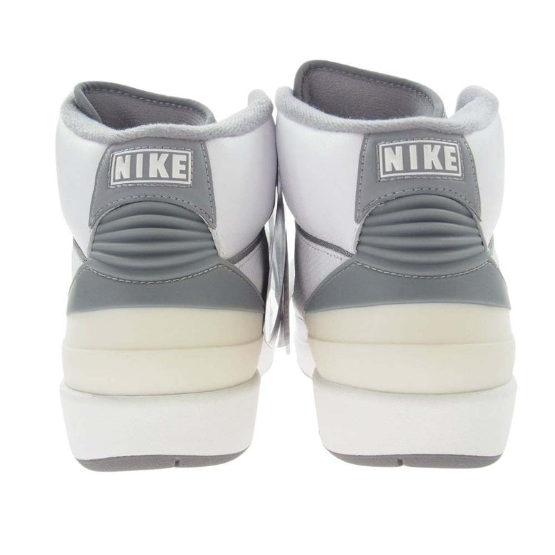 NIKE ナイキ DR8884-100 Air Jordan 2 エアジョーダン White and Cement Grey ホワイト アンド セメントグレー ハイカット スニーカー ホワイト系 27.5cm【極上美品】【中古】