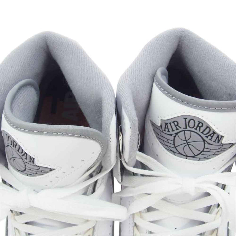 NIKE ナイキ DR8884-100 Air Jordan 2 エアジョーダン White and Cement Grey ホワイト アンド セメントグレー ハイカット スニーカー ホワイト系 27.5cm【極上美品】【中古】