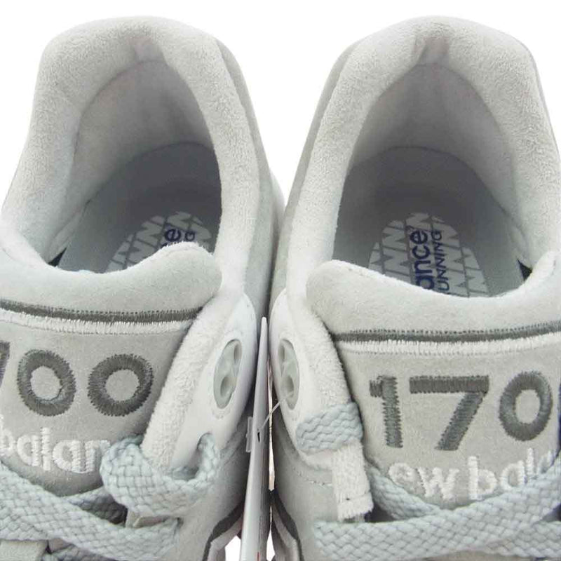 NEW BALANCE ニューバランス CM1700B1 ローカット スニーカー LIGHT GRAY ライトグレー グレー系 25.5cm【新古品】【未使用】【中古】