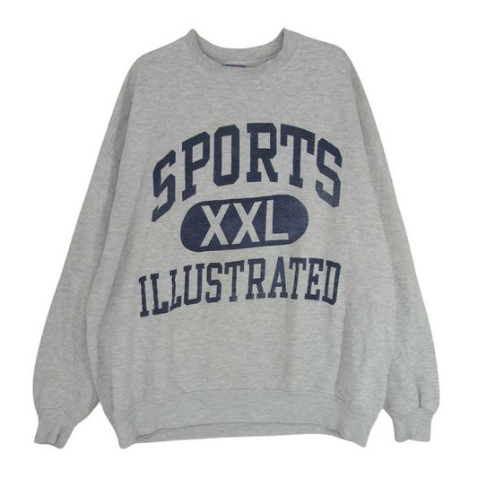 ジャージーズ 90s SPORTS ILLUSTRATED スポーツ・イラストレイテッド ロゴ スウェット グレー系 XL【中古】
