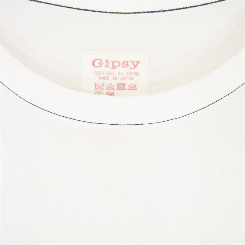 Yohji Yamamoto ヨウジヤマモト YD-T33-057 Y's Gipsy ワイズ ジプシー 半袖 オーバーサイズ tシャツ ホワイト系【中古】