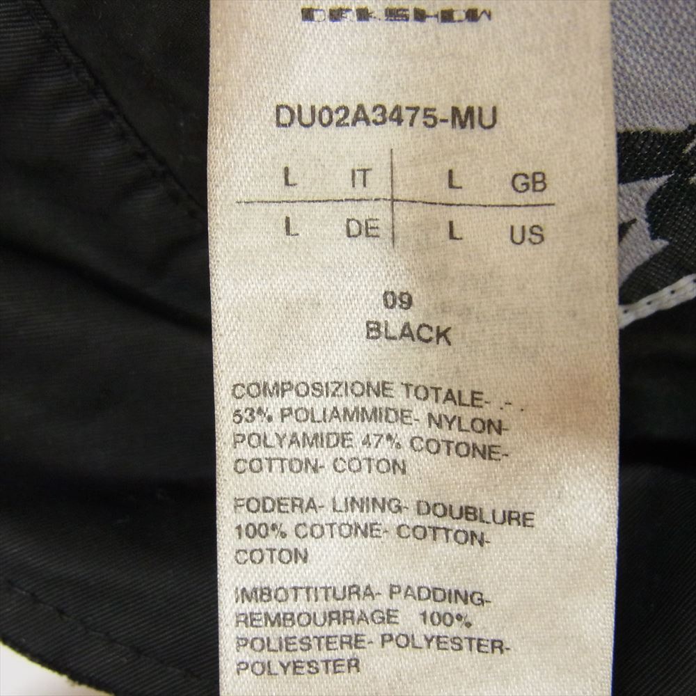 DRKSHDW ダークシャドウ DU02A3475-MU Rick Owens リックオウエンス Pocket Gilligan Hat ジップ ポケット バケット ハット 帽子 ブラック ブラック系 L【中古】