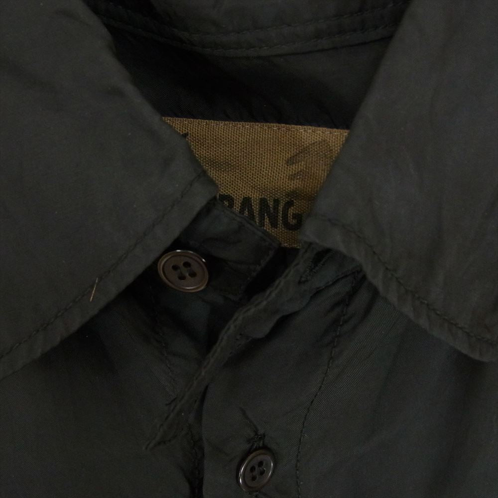 Yohji Yamamoto ヨウジヤマモト YA-B03-256 Y's BANG ON! ワイズバングオン キュプラ 長袖 ロング シャツ ブラック系 2【中古】