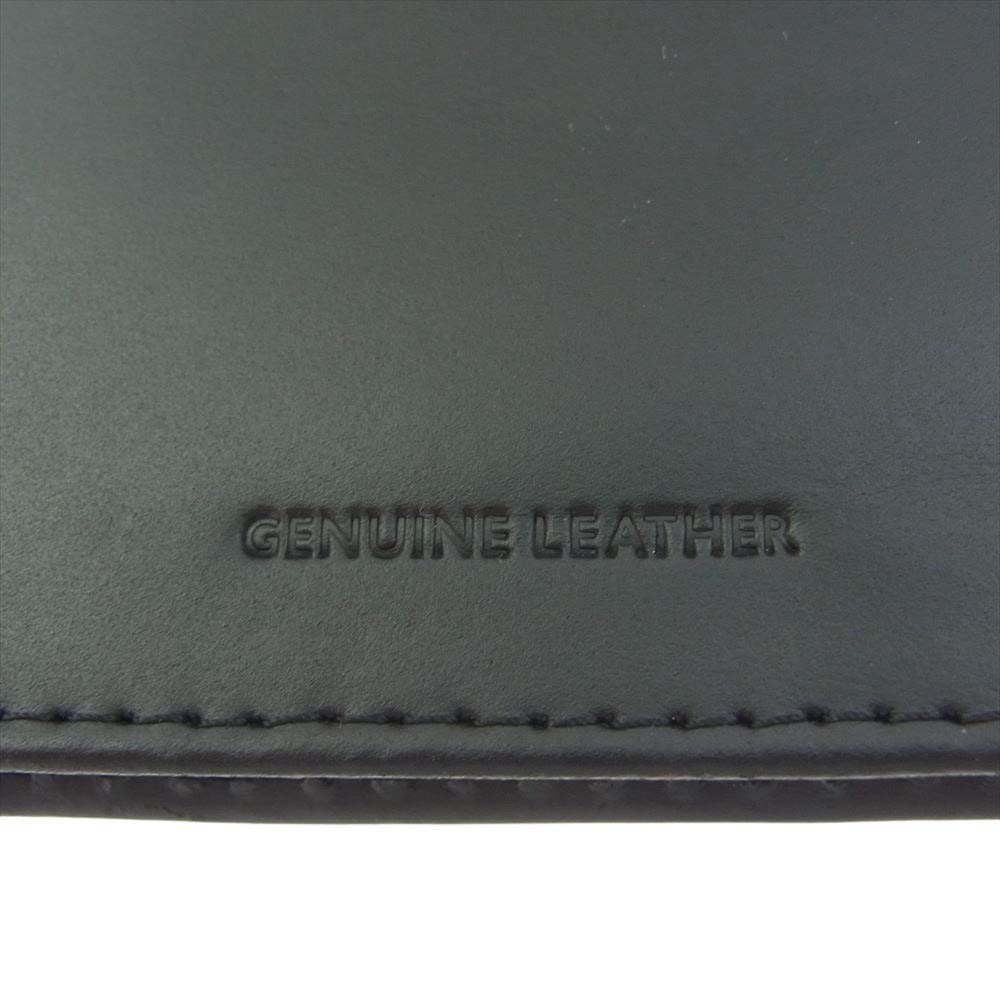 TOMMY HILFIGER トミーヒルフィガー 31TL20X021 レザー カードケース 名刺入れ ブラック系【極上美品】【中古】