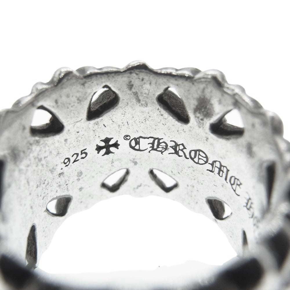 CHROME HEARTS クロムハーツ（原本無） CEMETERY セメタリー クロス リング シルバー系 約22号【中古】