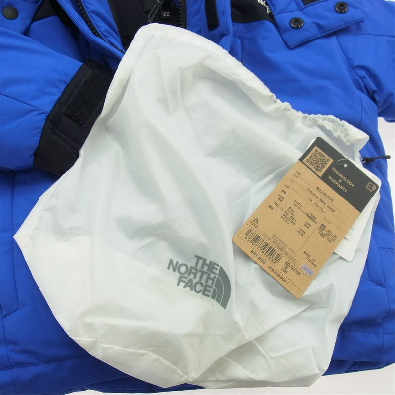 THE NORTH FACE ノースフェイス NDJ92335 KIDS キッズ ENDURANCE BALTRO J エンデュランス バルトロ ダウン ジャケット 100 ブルー ブルー系 100【極上美品】【中古】