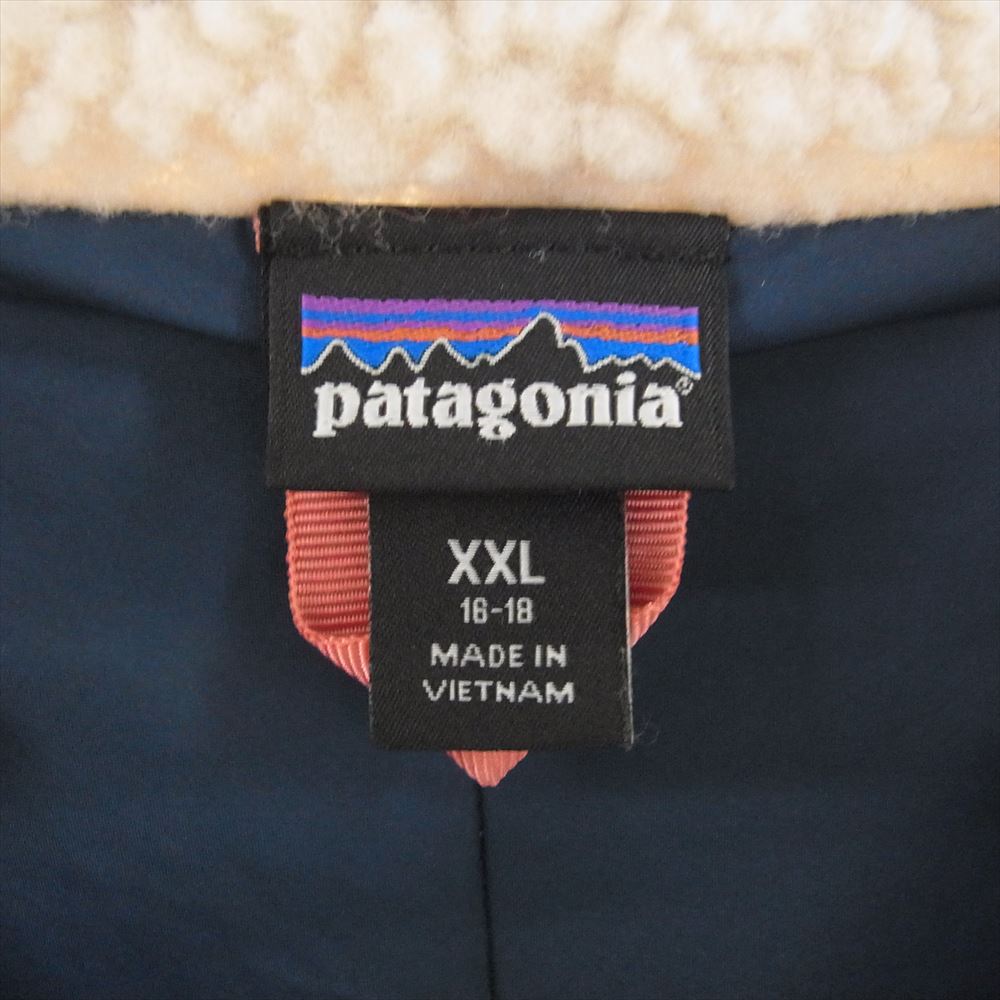 patagonia パタゴニア 65625 K's RetroX キッズ レトロX フリース ジャケット ベージュ系 XXL【中古】