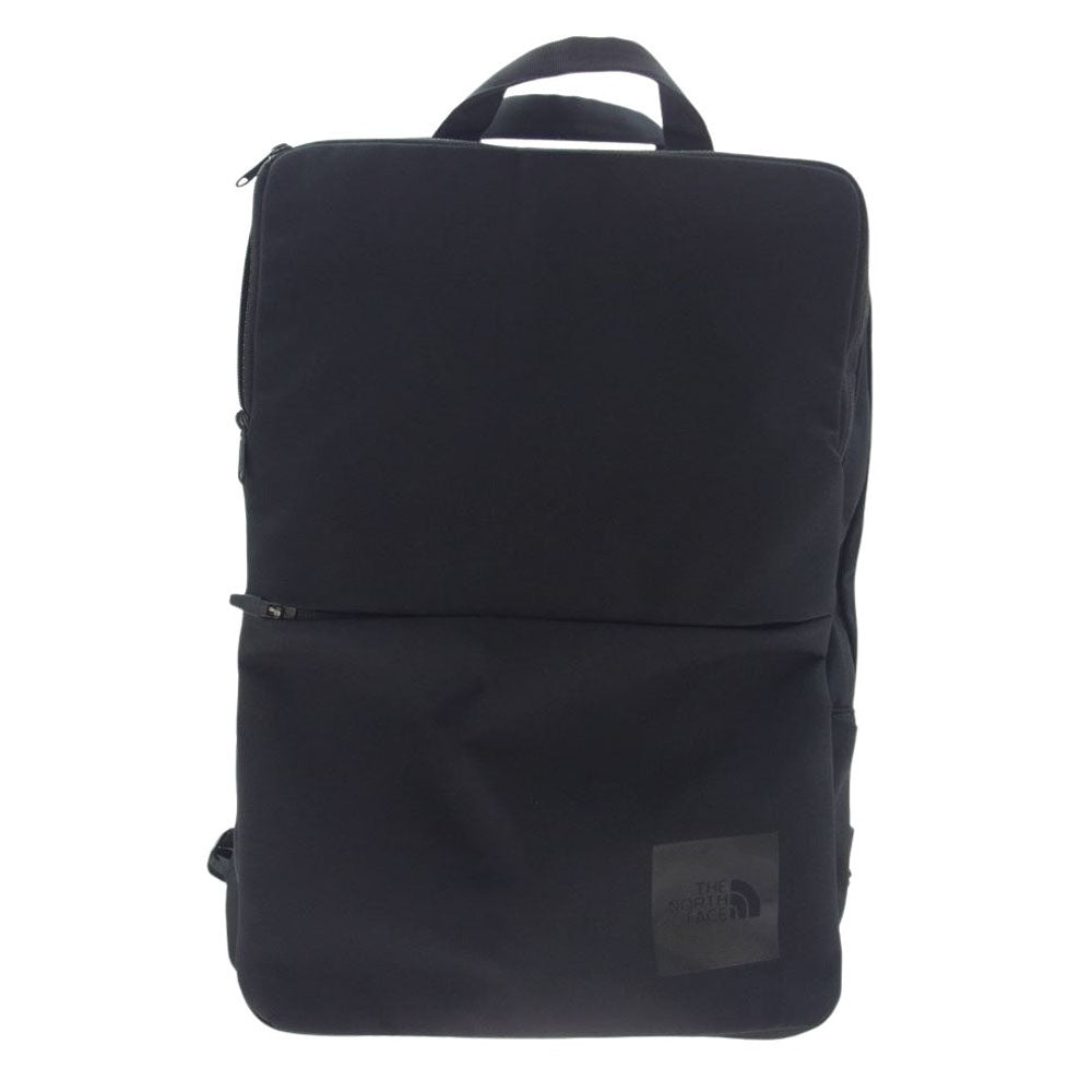 THE NORTH FACE ノースフェイス NM81863 Shuttle Daypack Backpack シャトルデイパック コーデュラ バリスティックナイロン. リュック バックパック ブラック系【中古】