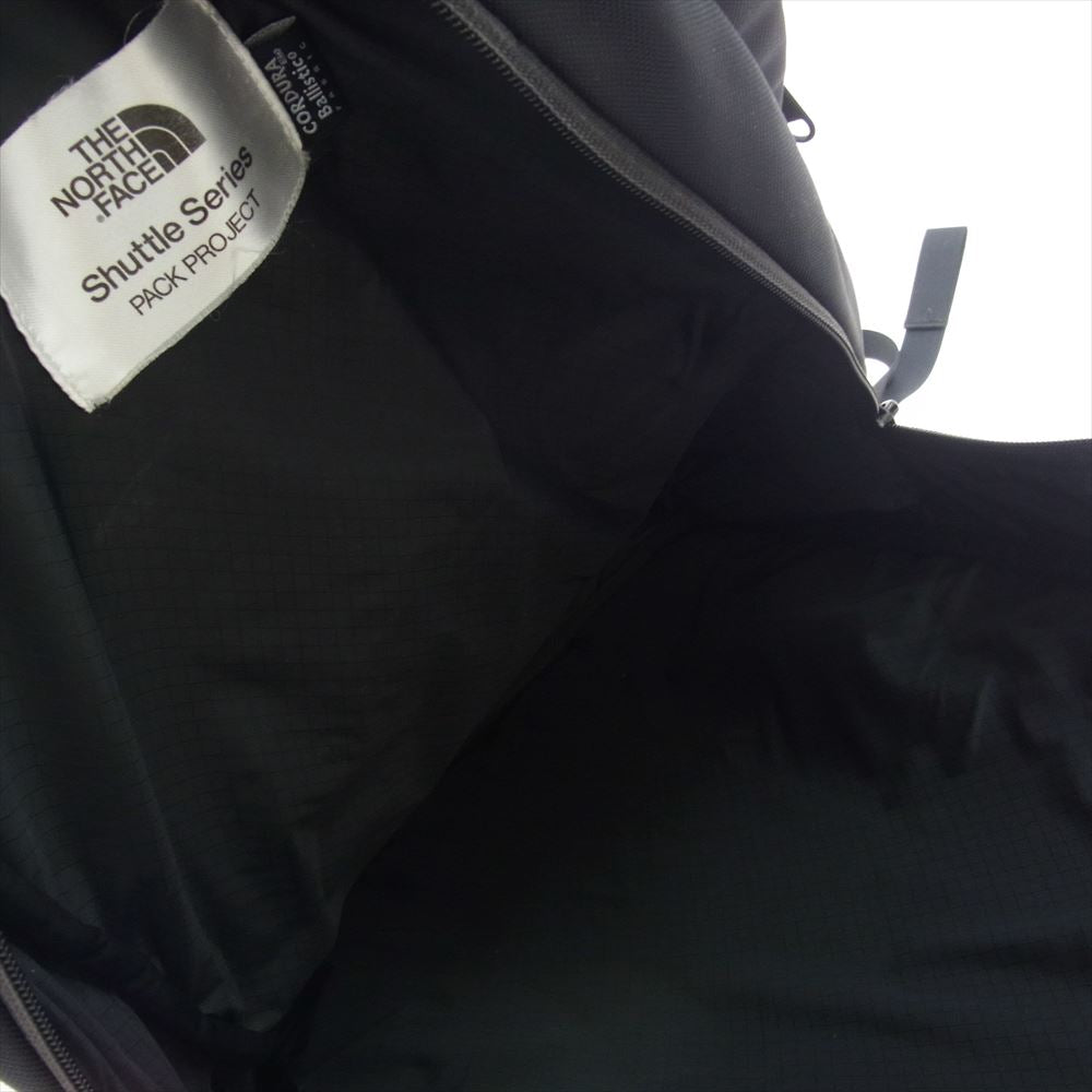 THE NORTH FACE ノースフェイス NM81863 Shuttle Daypack Backpack シャトルデイパック コーデュラ バリスティックナイロン. リュック バックパック ブラック系【中古】